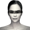 Coquette Chic Desire - Masque En Dentelle Noire Avec Ruban